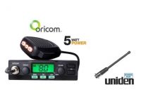 ORICOM UH028 UHF RADIO 80 CHANNEL 5W+ AXIS CH300 UHF ANTENNA